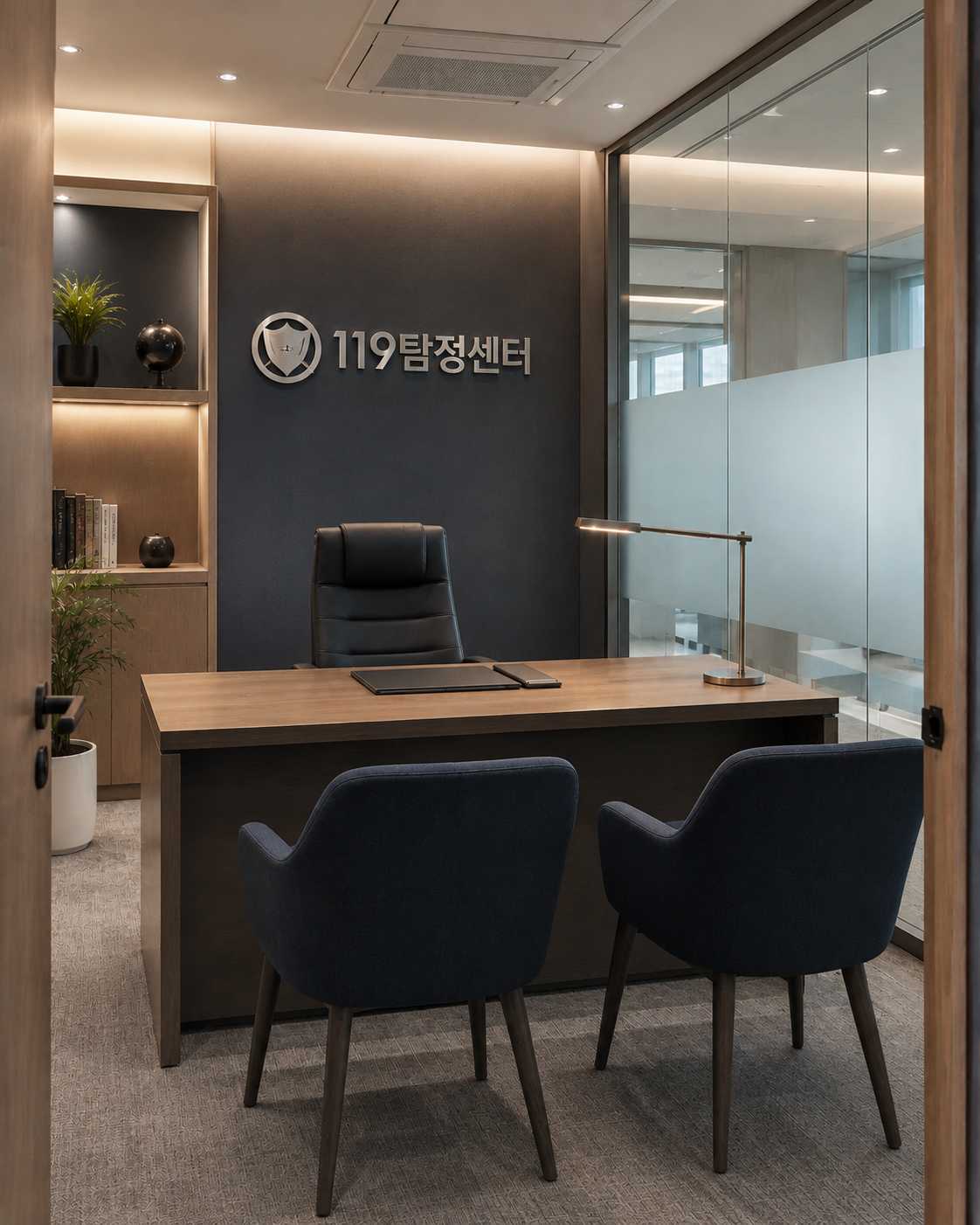 인천 청라동 119탐정센터 본점 상담 공간